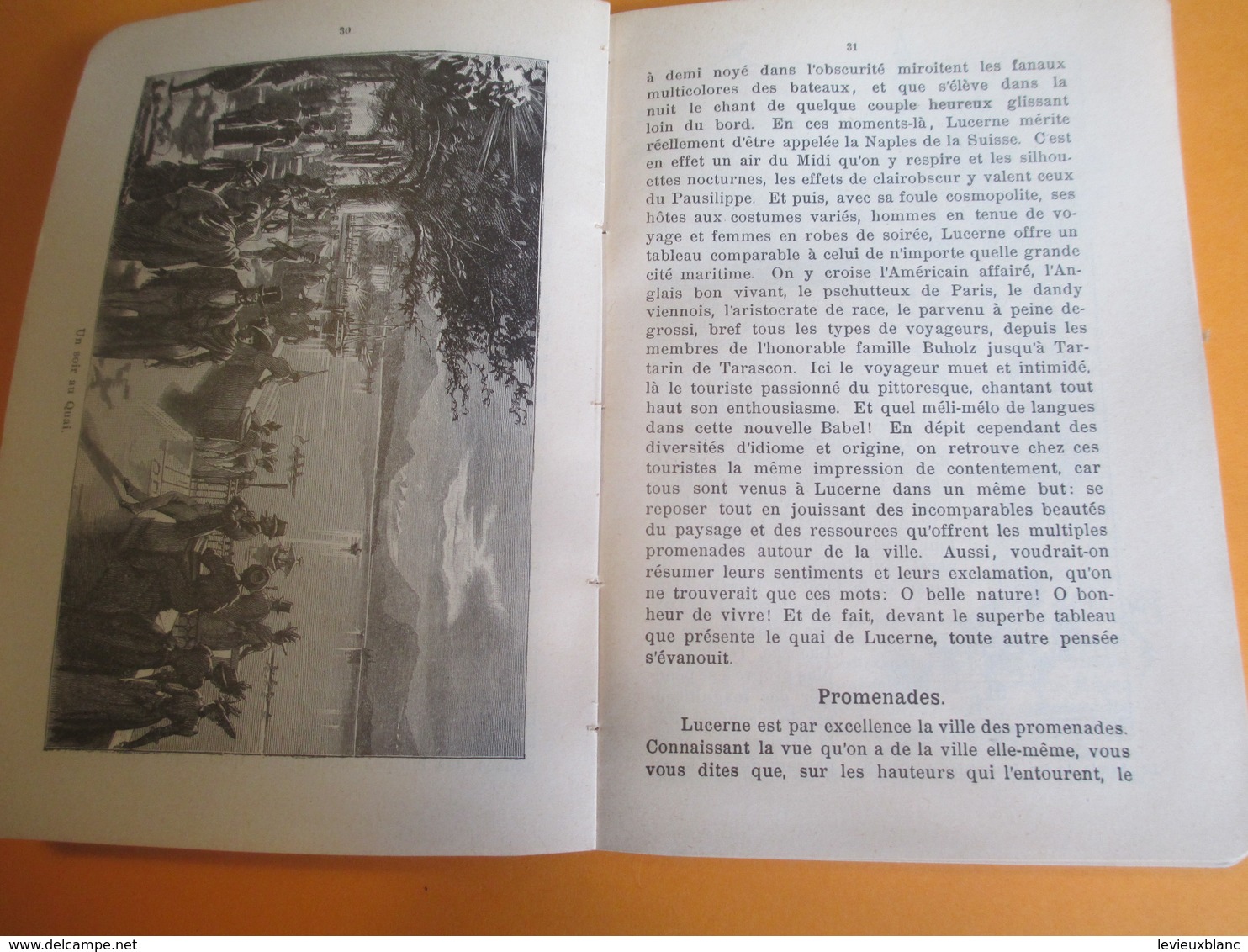 Guide /LUCERNE/Suisse/Lac Des 4 Cantons Et Leurs Environs/Hotel Les Balances/Souvenir/HEER/Raeber Fréres/ 1898    PGC159 - Géographie