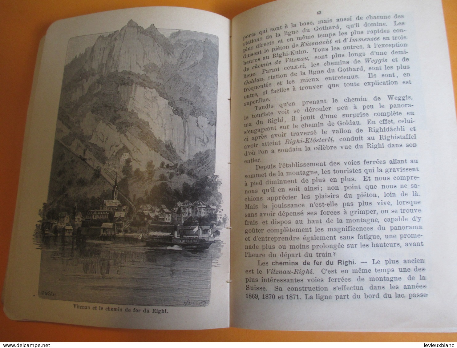 Guide /LUCERNE/Suisse/Lac des 4 Cantons et leurs environs/Hotel Les Balances/Souvenir/HEER/Raeber Fréres/ 1898    PGC159