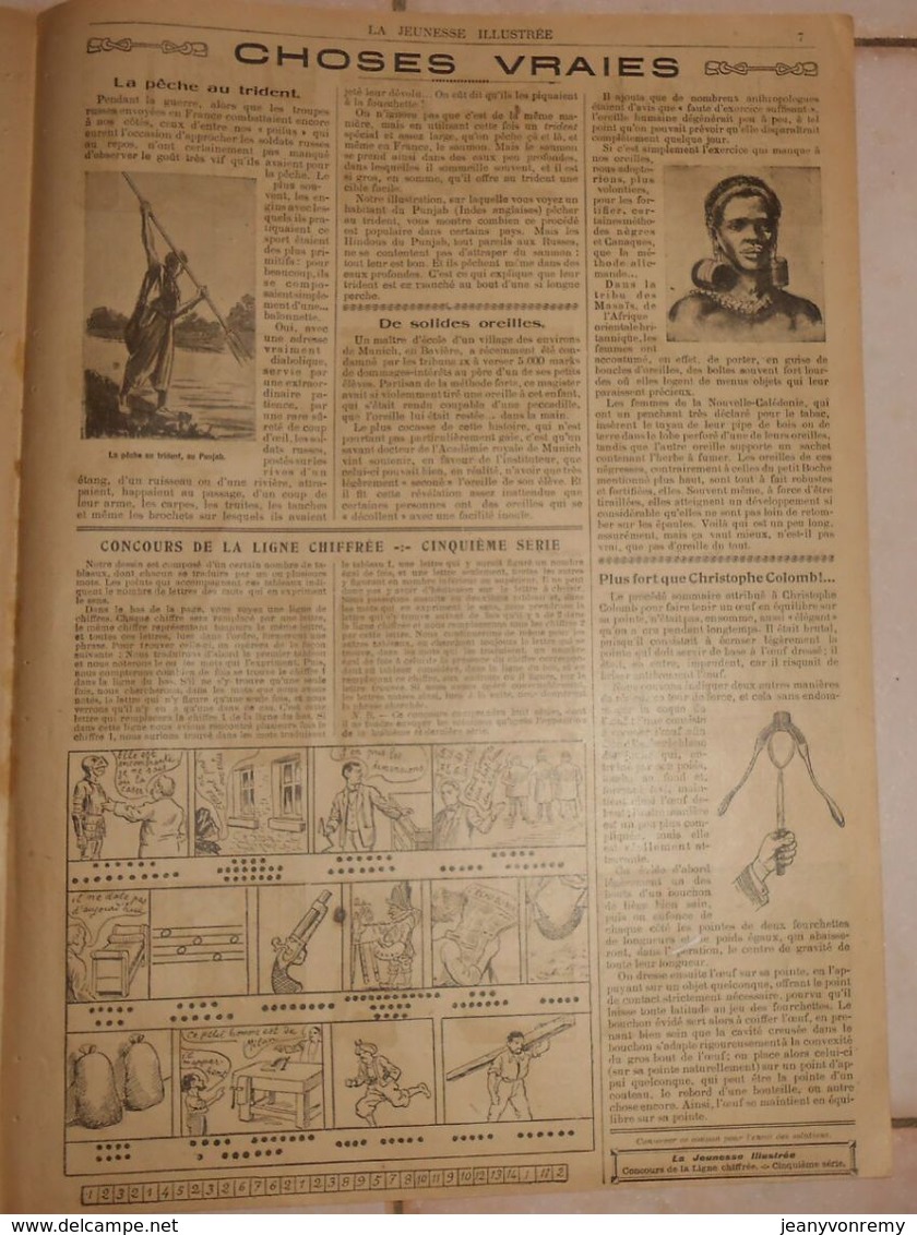 La Jeunesse Illustrée. N° 944. 6 Novembre 1921. - Jeunesse Illustrée, La