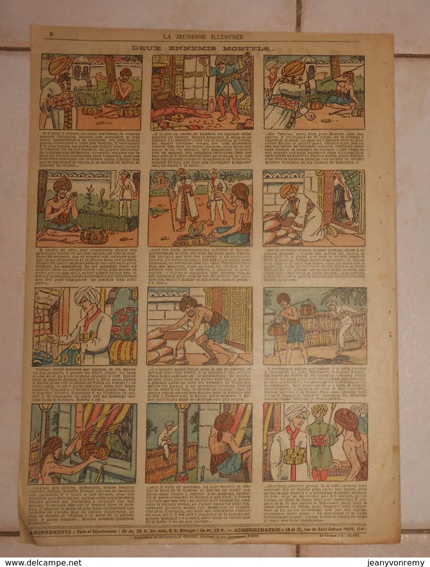 La Jeunesse Illustrée. N° 938. 25 Septembre 1921. - Jeunesse Illustrée, La