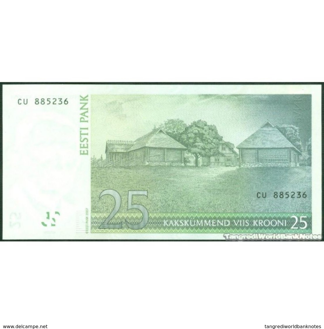 TWN - ESTONIA 87 - 25 Krooni 2007 Prefix CU UNC - Estonia