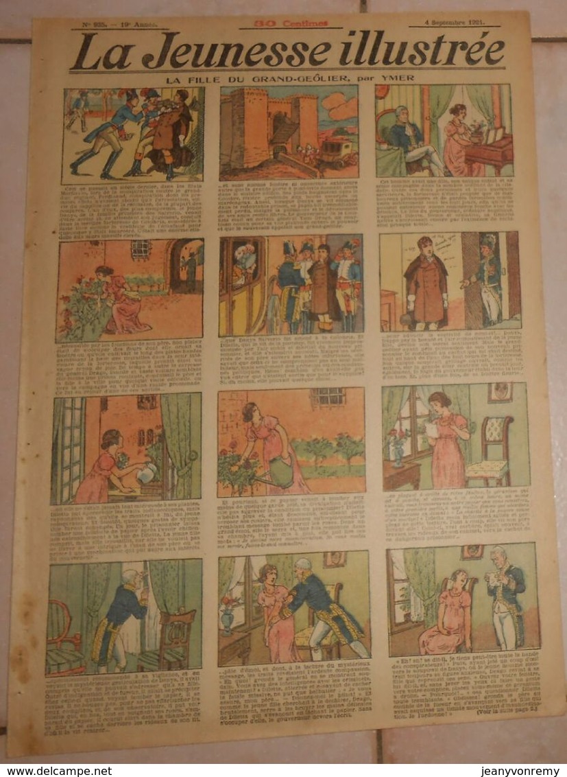 La Jeunesse Illustrée. N° 935. 4 Septembre 1921. - Jeunesse Illustrée, La