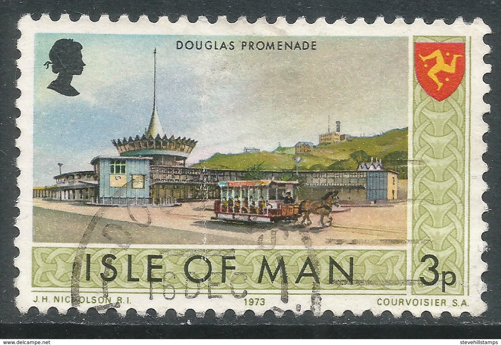 Isle Of Man. 1973 Definitives. 3p Used. SG 17 - Isle Of Man