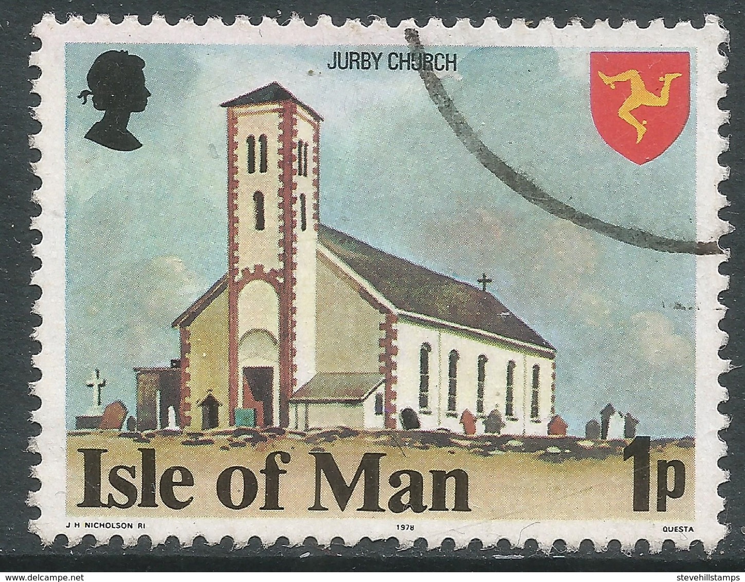 Isle Of Man. 1978 Definitives. 1p Used. SG 112 - Isle Of Man