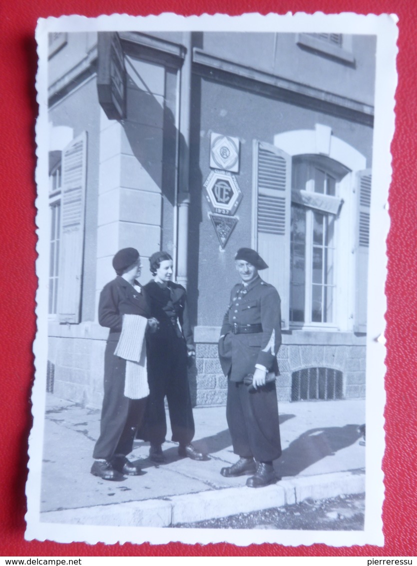 BRIANCON TOURING CLUB DE FRANCE CHASSEURS ALPINS 1937 PHOTO 8.5 X 6 - Lieux