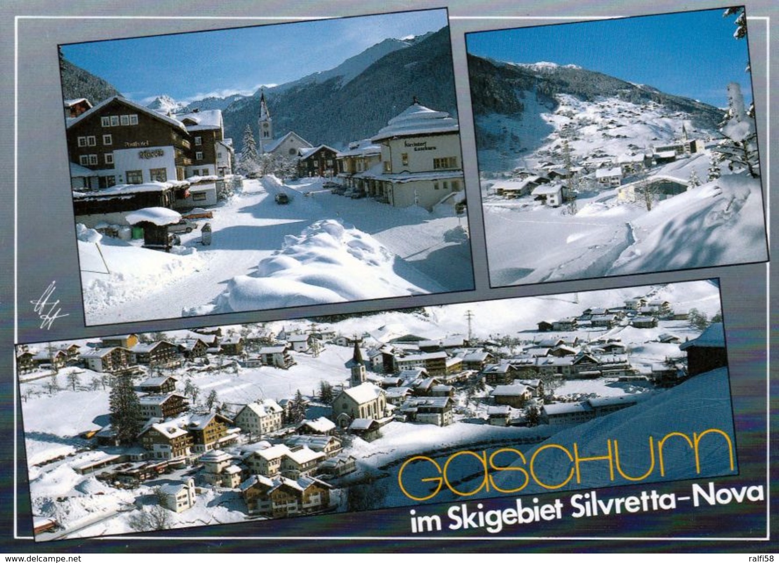 1 AK Österreich Vorarlberg * Ansichten Von Gaschurn Im Montafon Im Skigebiet Von SILVRETTA-NOVA * - Gaschurn