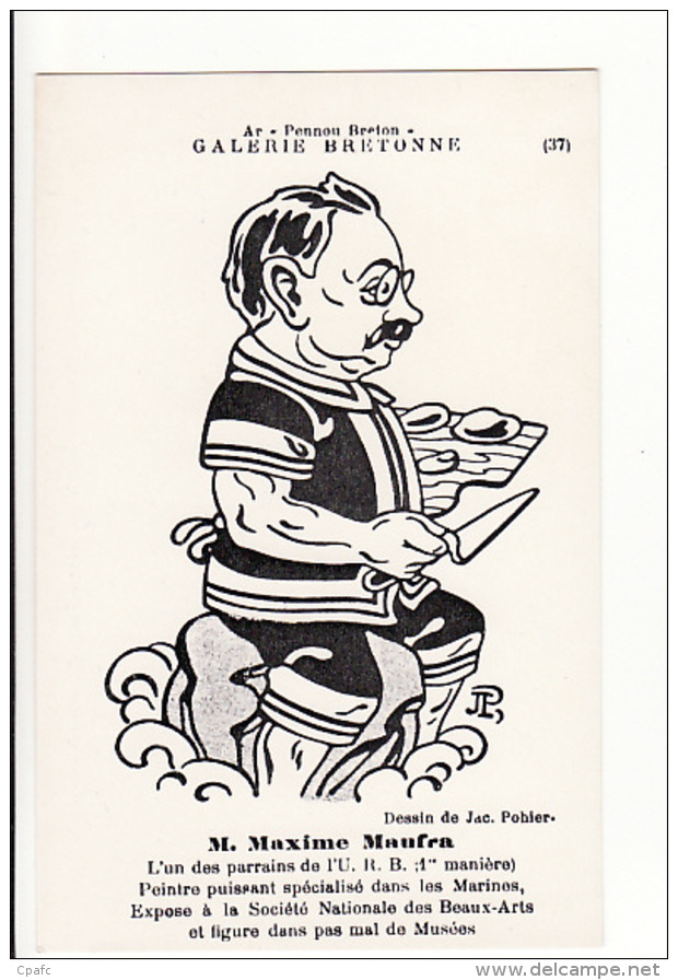 "Ar Pennou Breton" M. Maxime Maufra Illustré Par Jacques Pohier (dessin,caricature) - Autres & Non Classés