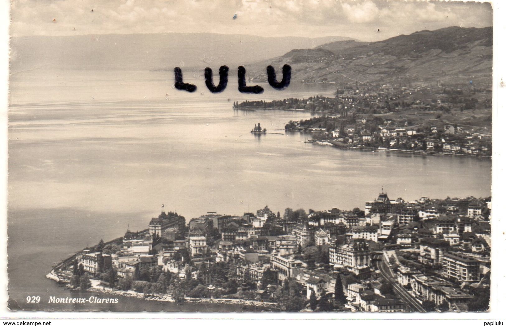 SUISSE : VD Vaud ; édit. O Sartori N° 929 : Montreux-Clarens - Montreux