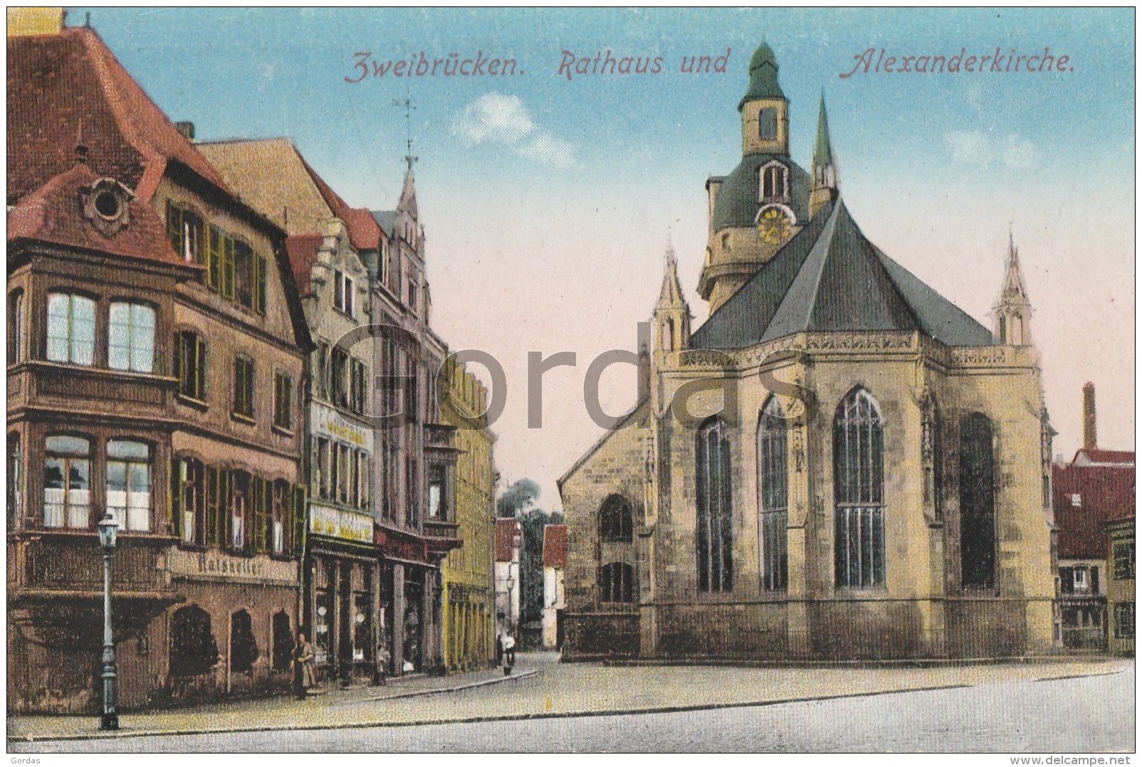 Germany - Zweibrucken - Rathaus Und Alexanderkirche - Zweibruecken