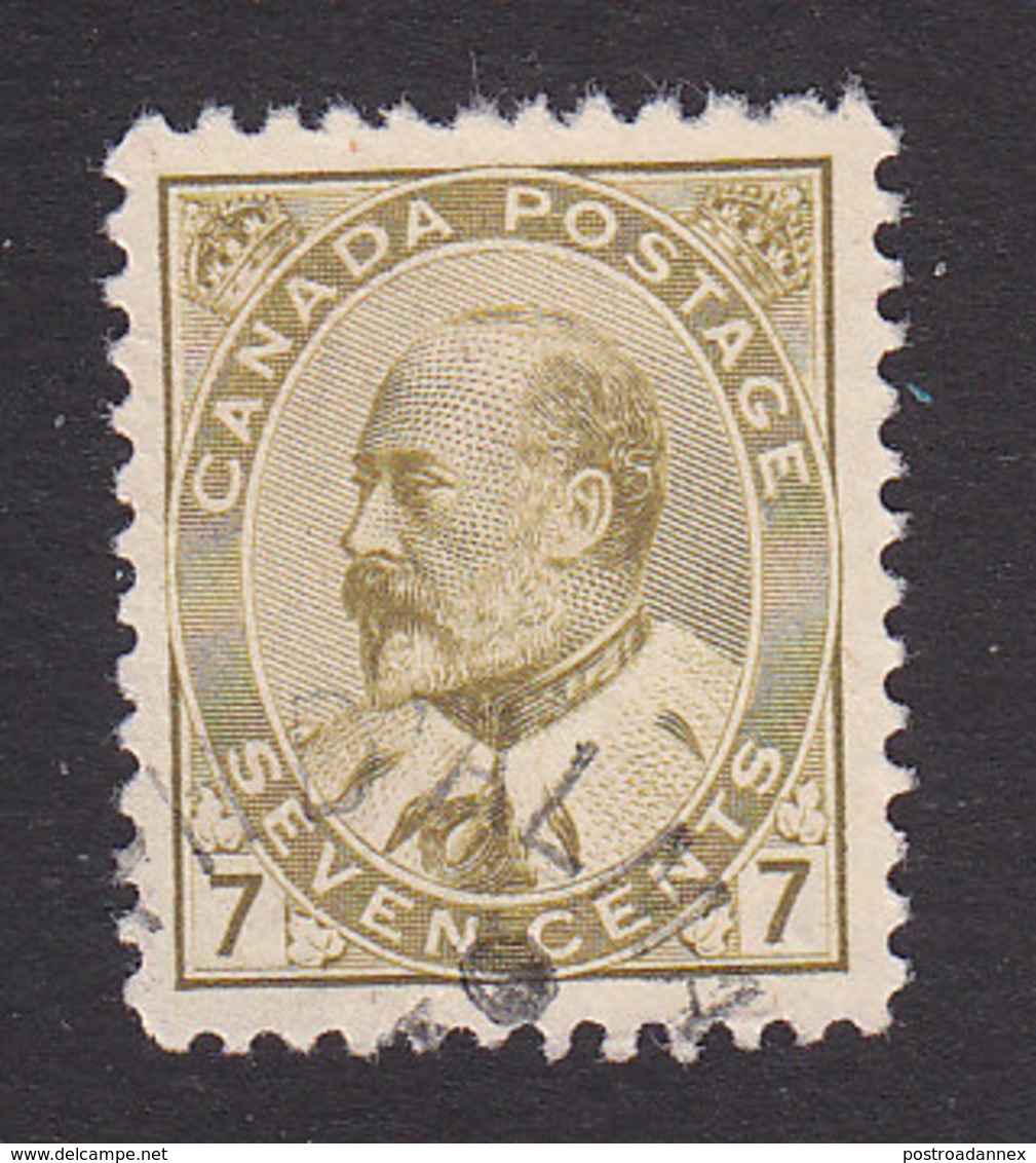 Canada, Scott #92, Used, Edward VII, Issued 1903 - Oblitérés
