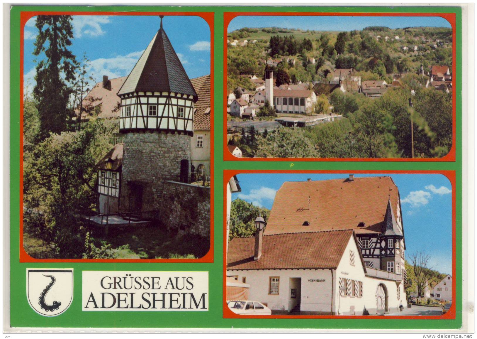 GRÜSSE AUS ADELSHEIM MEHRBILDKARTE - Adelsheim