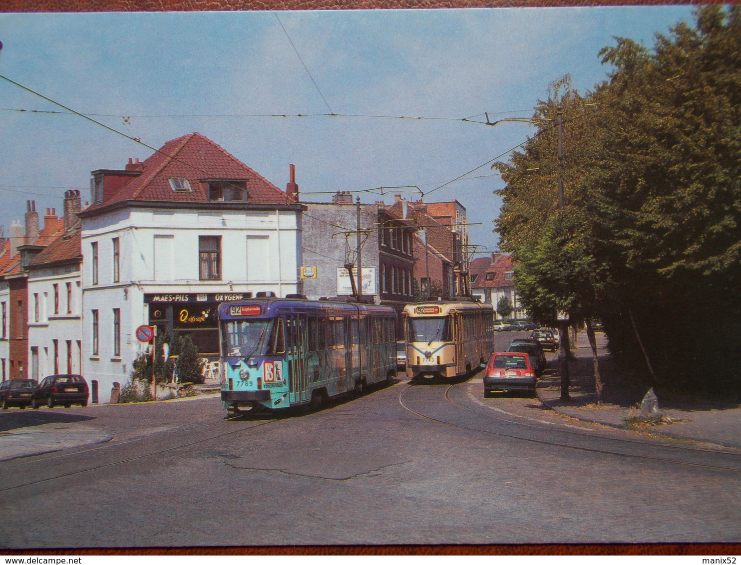 BELG - BRUXELLES - Motrices 7789 Et 7743 Rue Du Ham - Société Des Transports Intercommunaux De Bruxelles. - Transporte Público