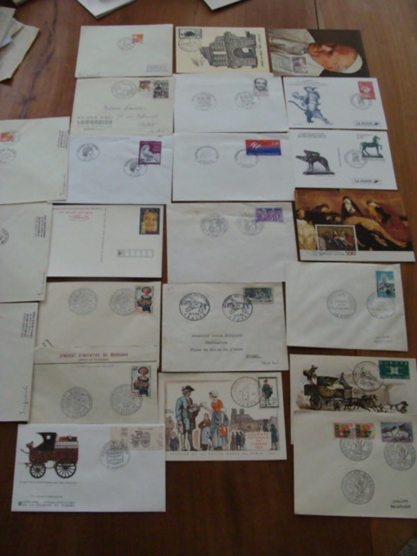 LOT 485 FDC PREMIER DOCUMENTS POSTE VOIR LES PHOTOS DU LOT