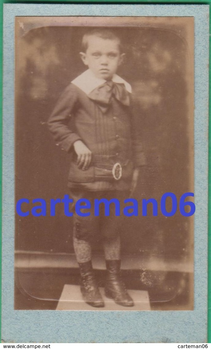 Photo - CDV - Enfant - Jeune Garçon - Old (before 1900)