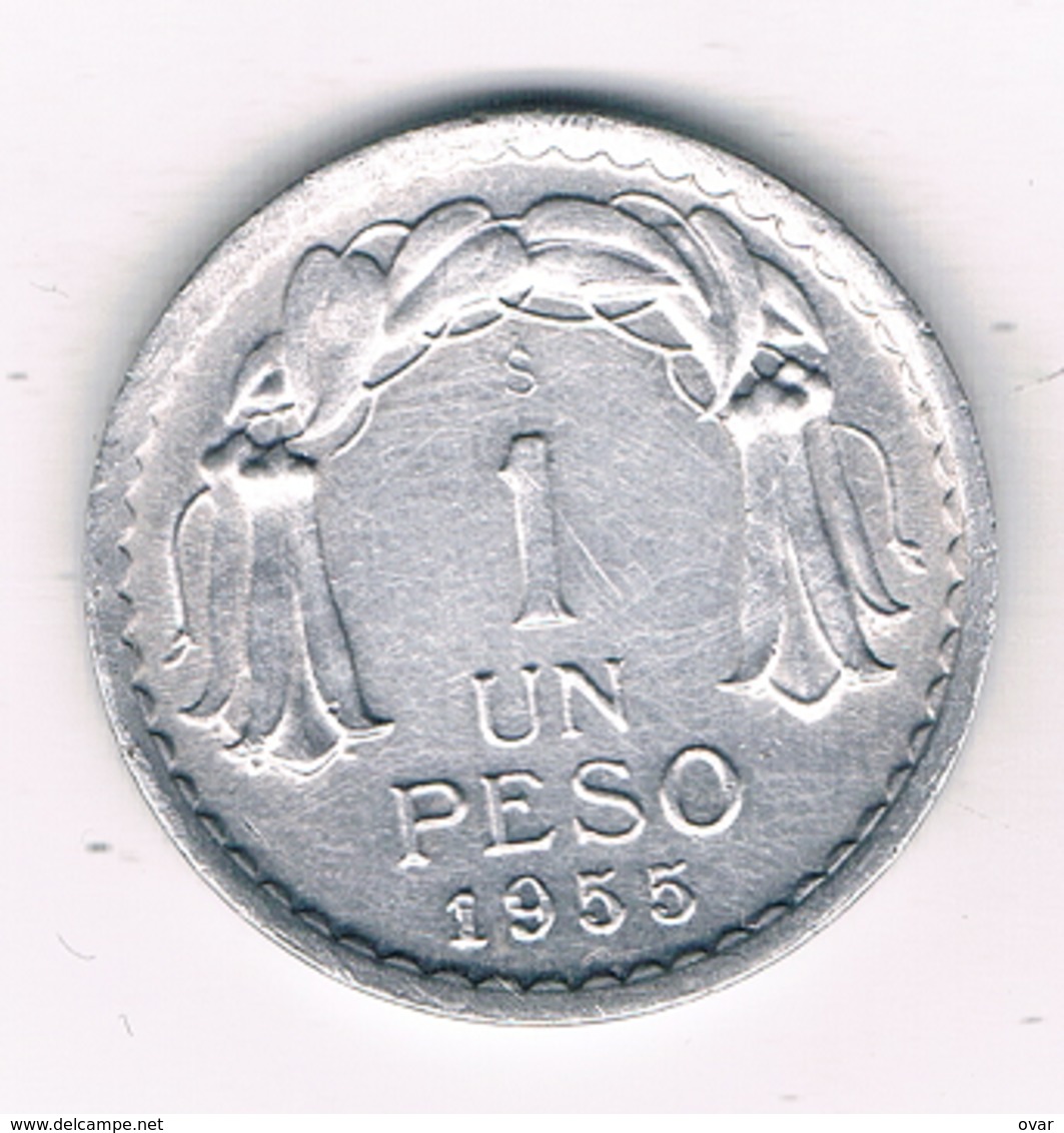 1 PESO 1955 CHILI /1041G/ - Chili