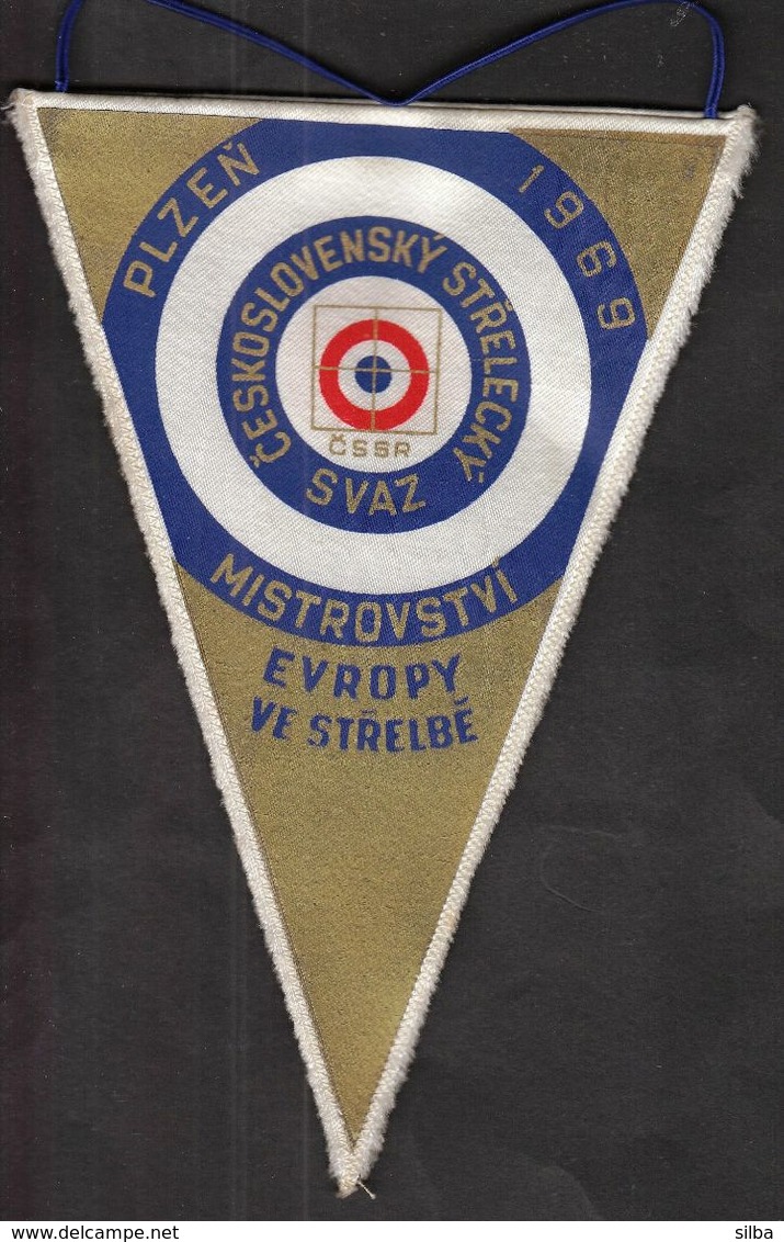 Shooting / Flag, Pennant / European Championship Plzen 1969 / Czechoslovakia Shooting Federation - Other & Unclassified