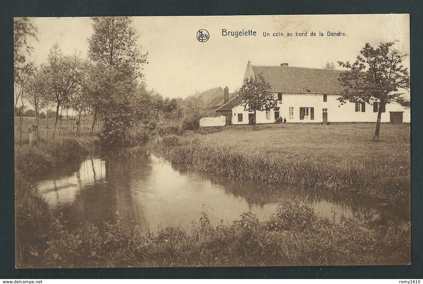 Brugelette. Un Coin Au Bord De La Dendre.  2 Scans - Brugelette