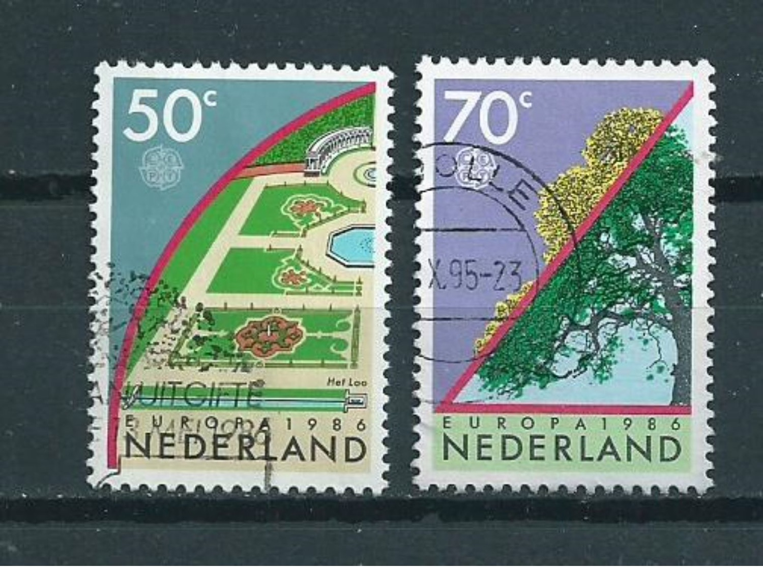 1986 Netherlands Complete Set Europe,cept Used/gebruikt/oblitere - Used Stamps