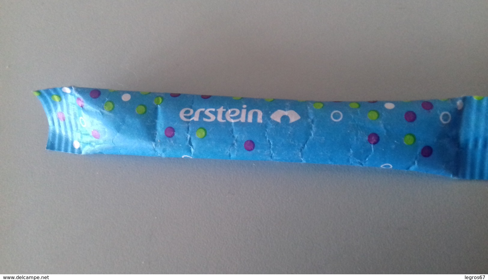 TUBE DE SUCRE ERSTEIN BLEU - Sucres