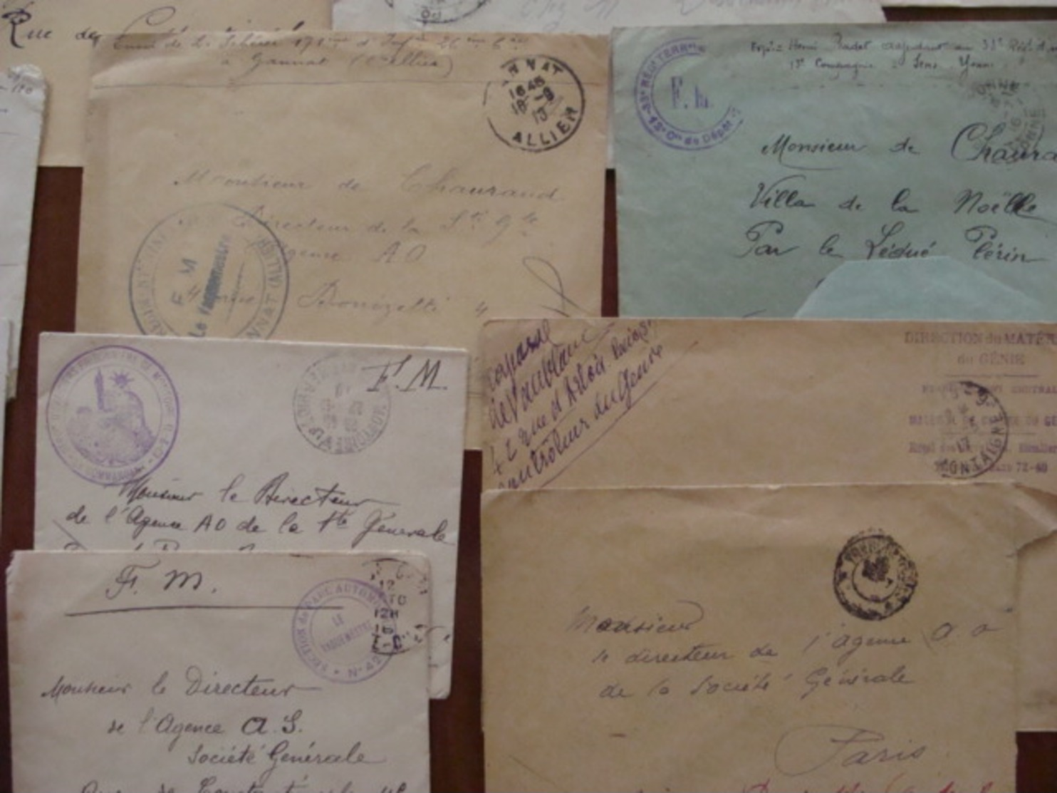 LOT 320 LETTRES CPA  CACHET MILITAIRE DE 1914 AUX ANNEES 1960 MARCOPHILIE TRESOR ET POSTE VOIR PHOTOS DU LOT