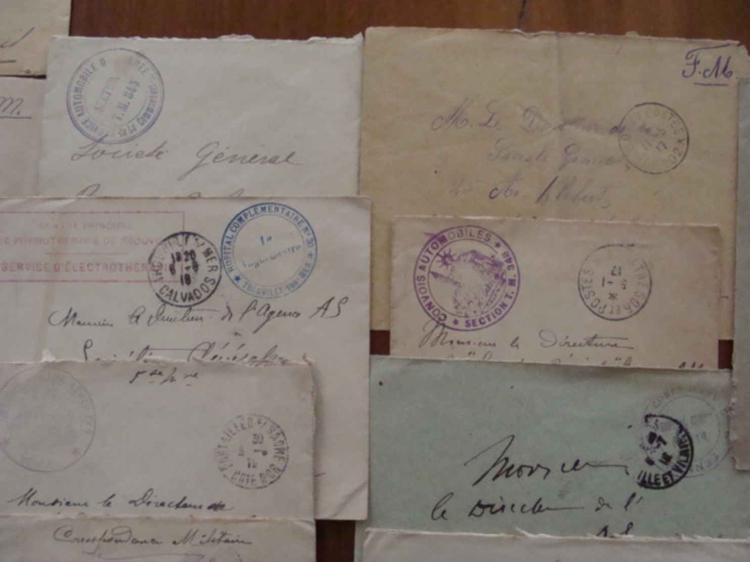 LOT 320 LETTRES CPA  CACHET MILITAIRE DE 1914 AUX ANNEES 1960 MARCOPHILIE TRESOR ET POSTE VOIR PHOTOS DU LOT