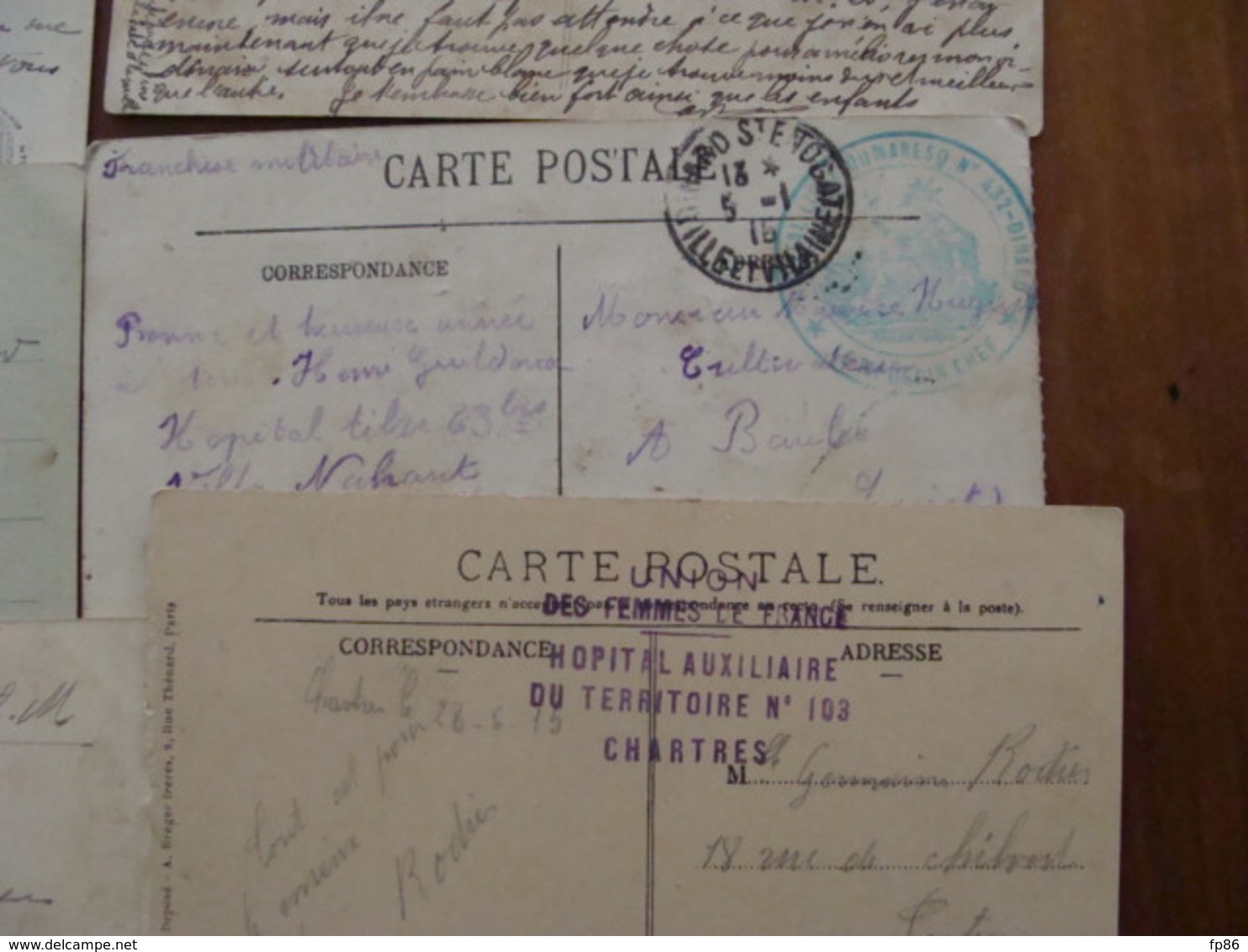 LOT 320 LETTRES CPA  CACHET MILITAIRE DE 1914 AUX ANNEES 1960 MARCOPHILIE TRESOR ET POSTE VOIR PHOTOS DU LOT