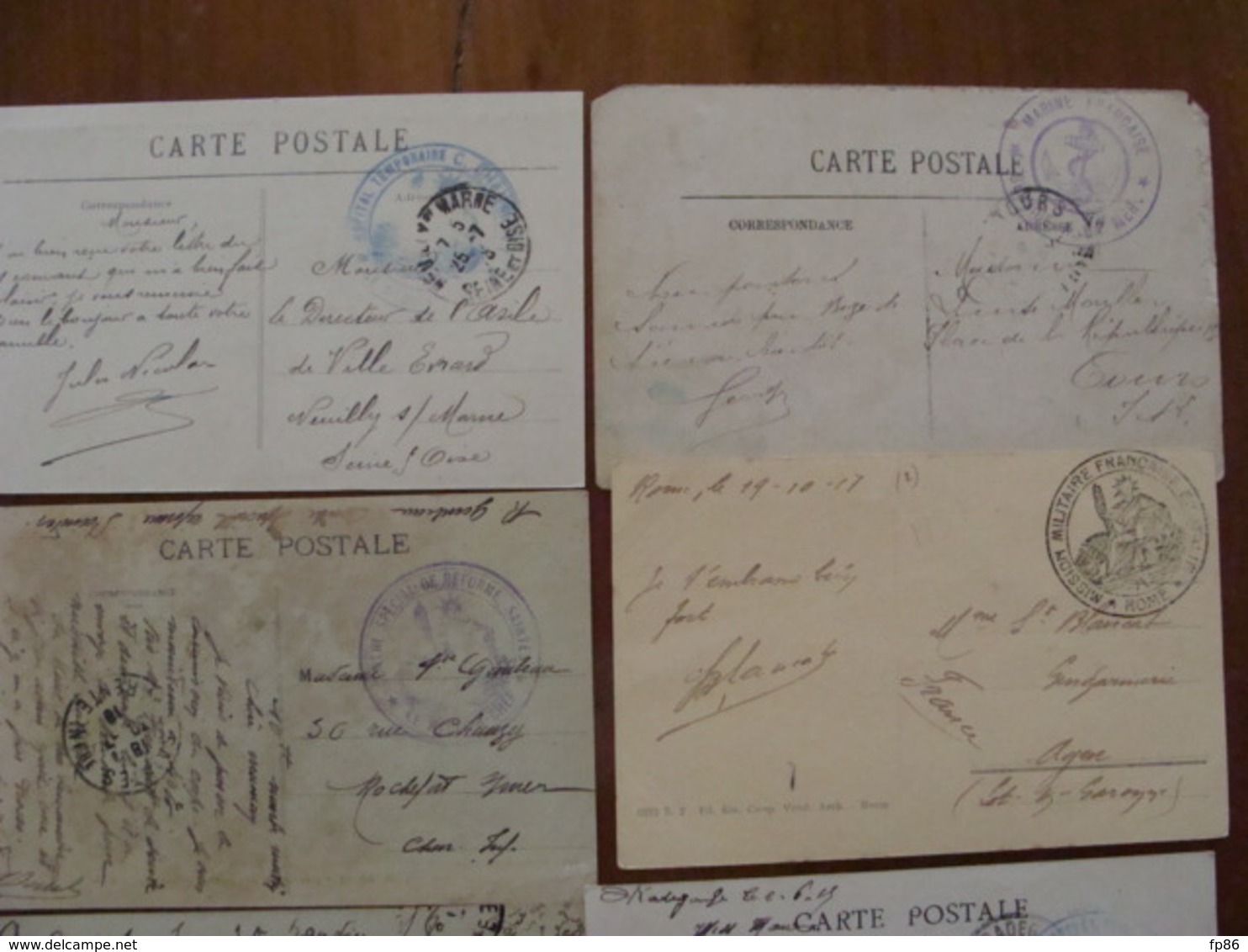 LOT 320 LETTRES CPA  CACHET MILITAIRE DE 1914 AUX ANNEES 1960 MARCOPHILIE TRESOR ET POSTE VOIR PHOTOS DU LOT