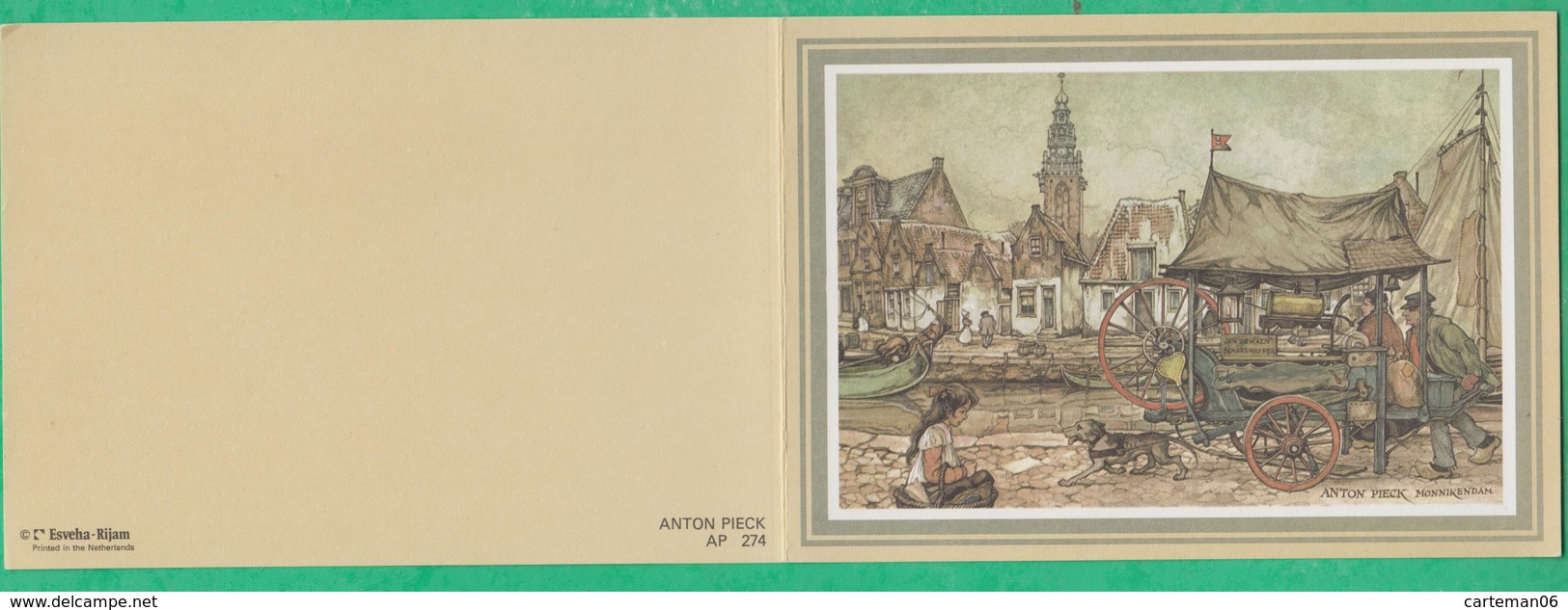 Illustrateur - Anton Pieck - Monnikendam - Carte Portefeuille - Pieck, Anton