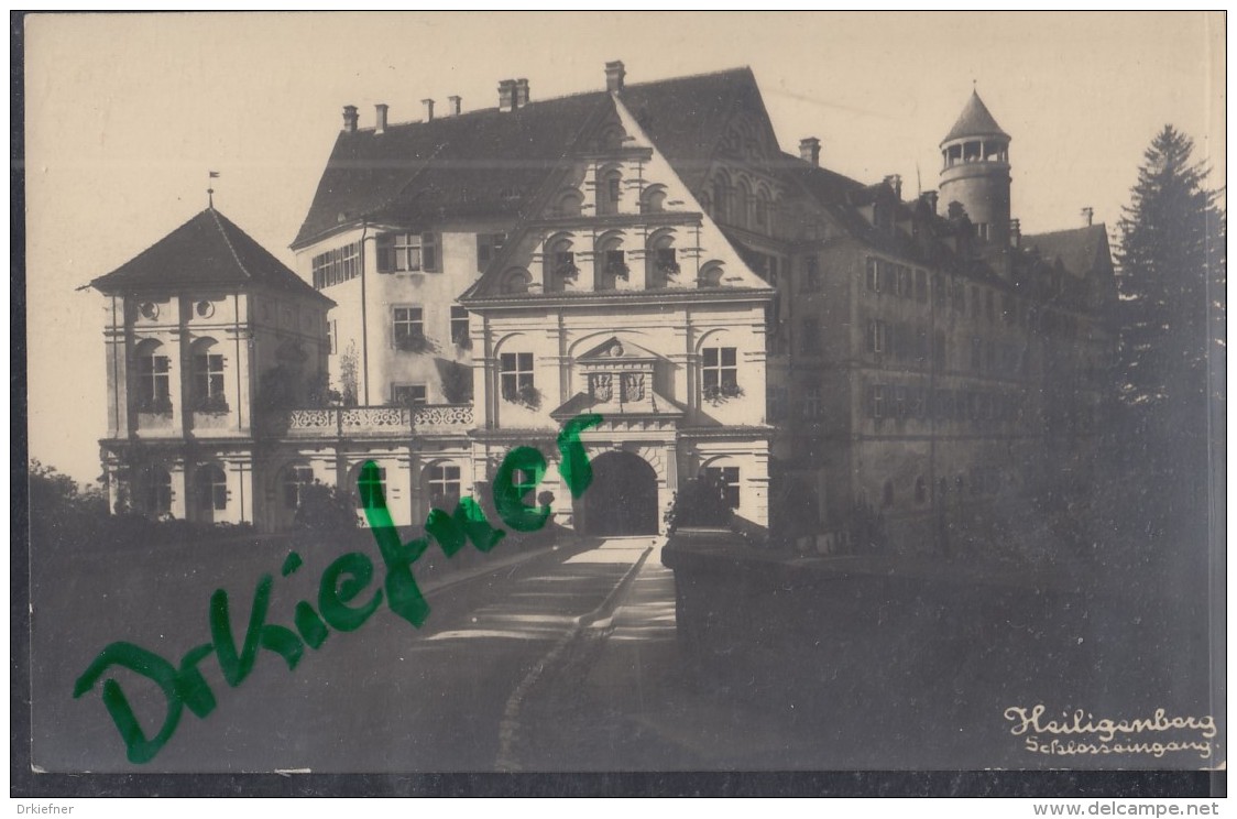 Schloss Heiligenberg, Schlosseingang, Um 1920 - Markdorf