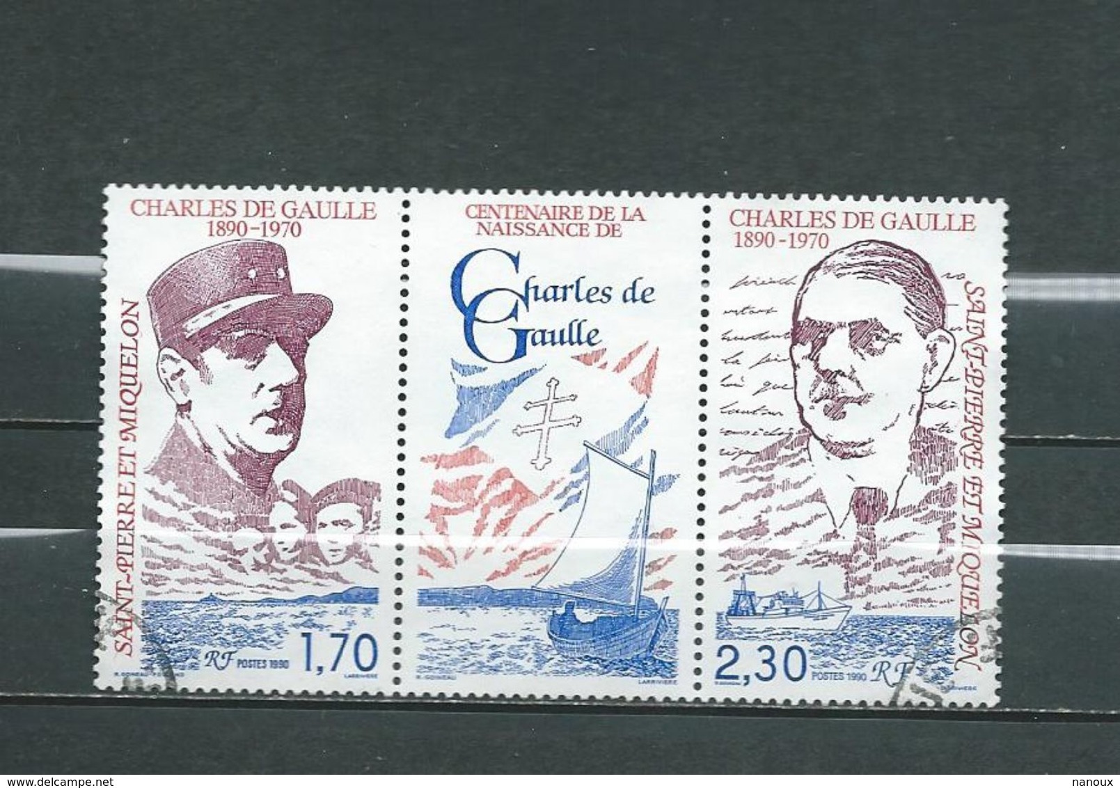 Timbre Oblitére De Saint-pierre Et Miquelon 1990 - Used Stamps