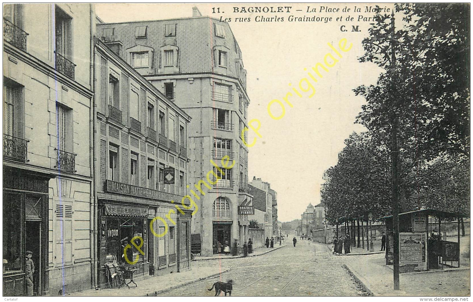 93.  BAGNOLET . La Place De La Mairie . Rues Charles Graindorge ET DE PARIS ; - Bagnolet