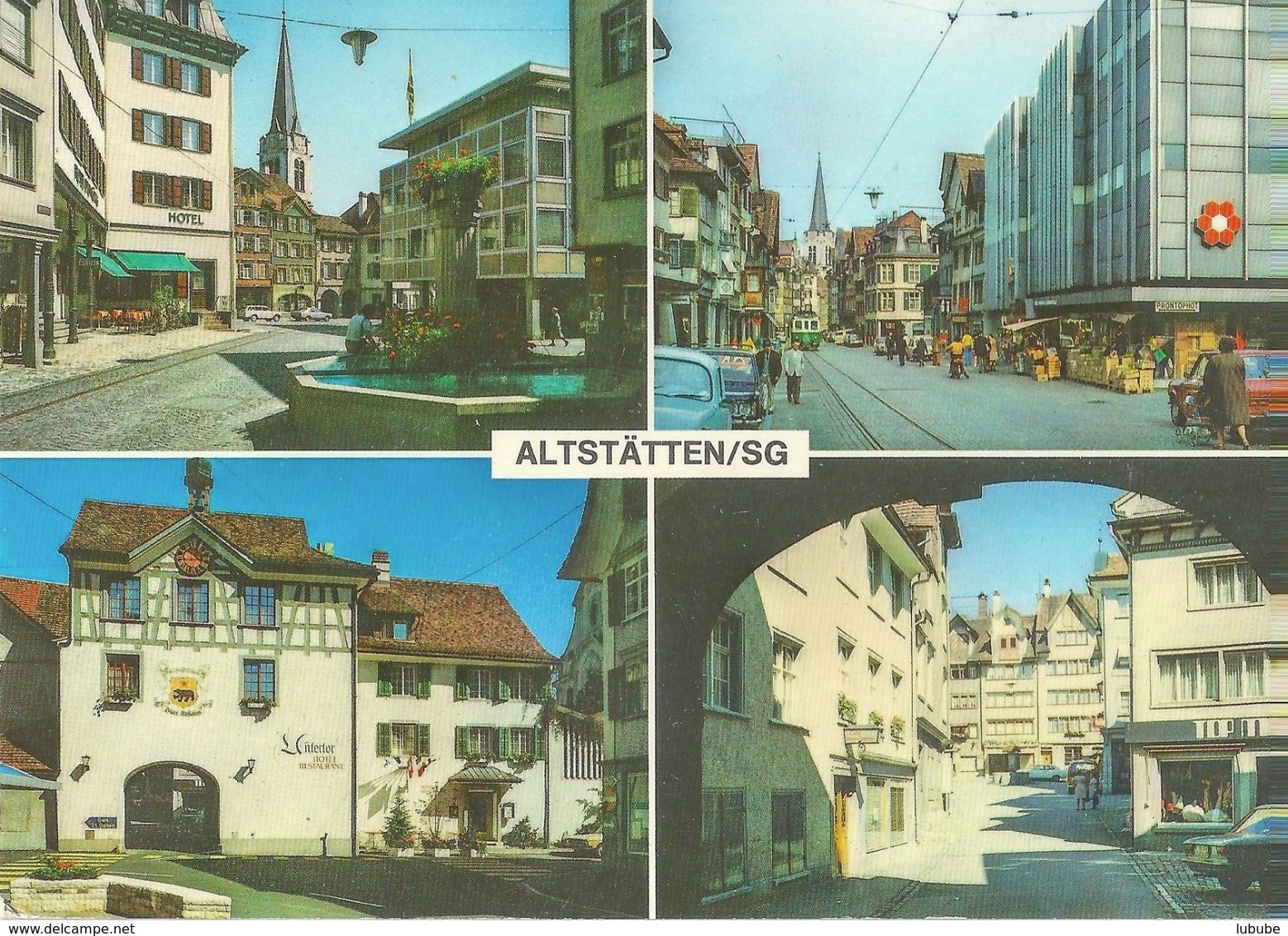 Altstätten SG - 4 Bilder        1978 - Altstätten