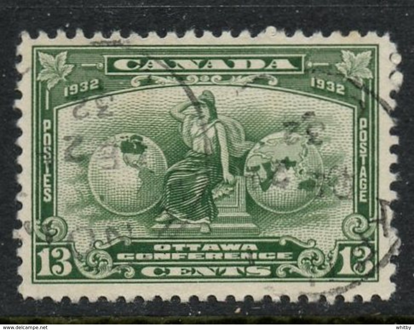 Canada 1932 13c Britannia Issue  #194  SON - Used Stamps