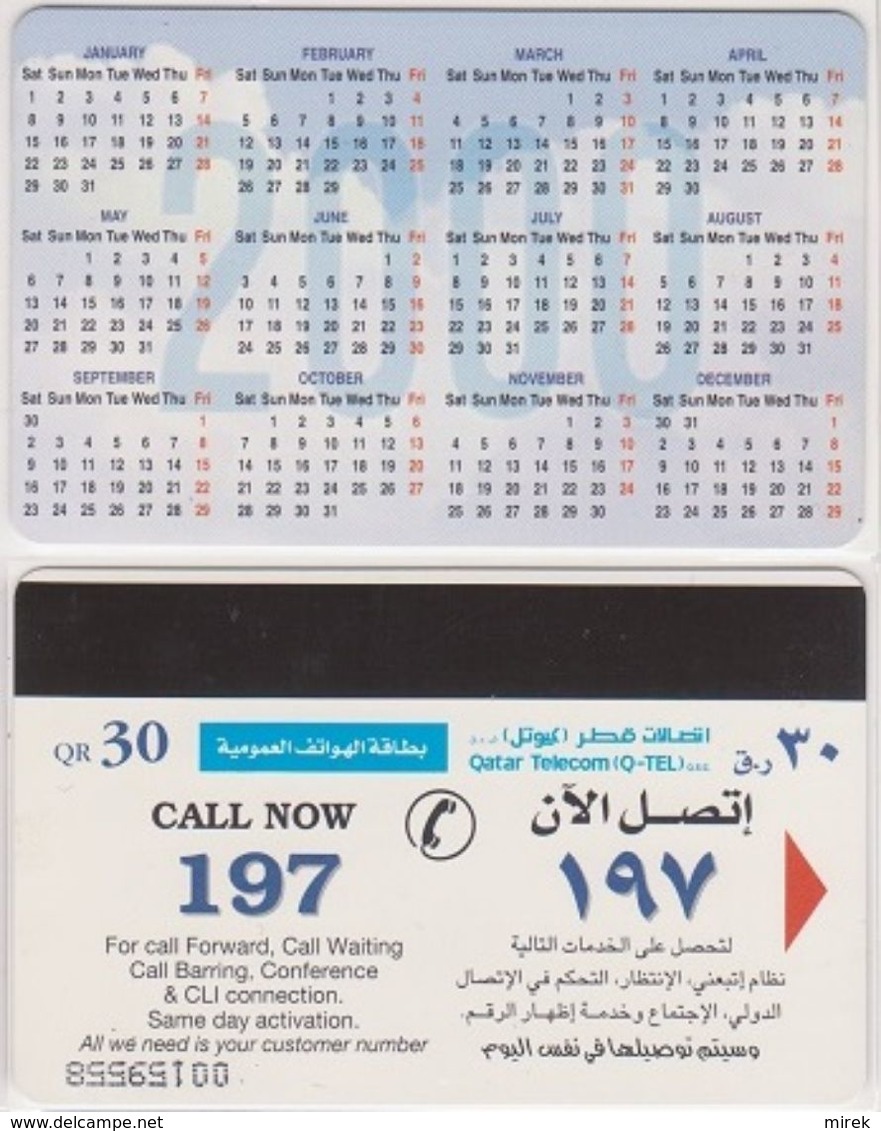 201/ Qatar; P103. Calendar 2000 - Qatar