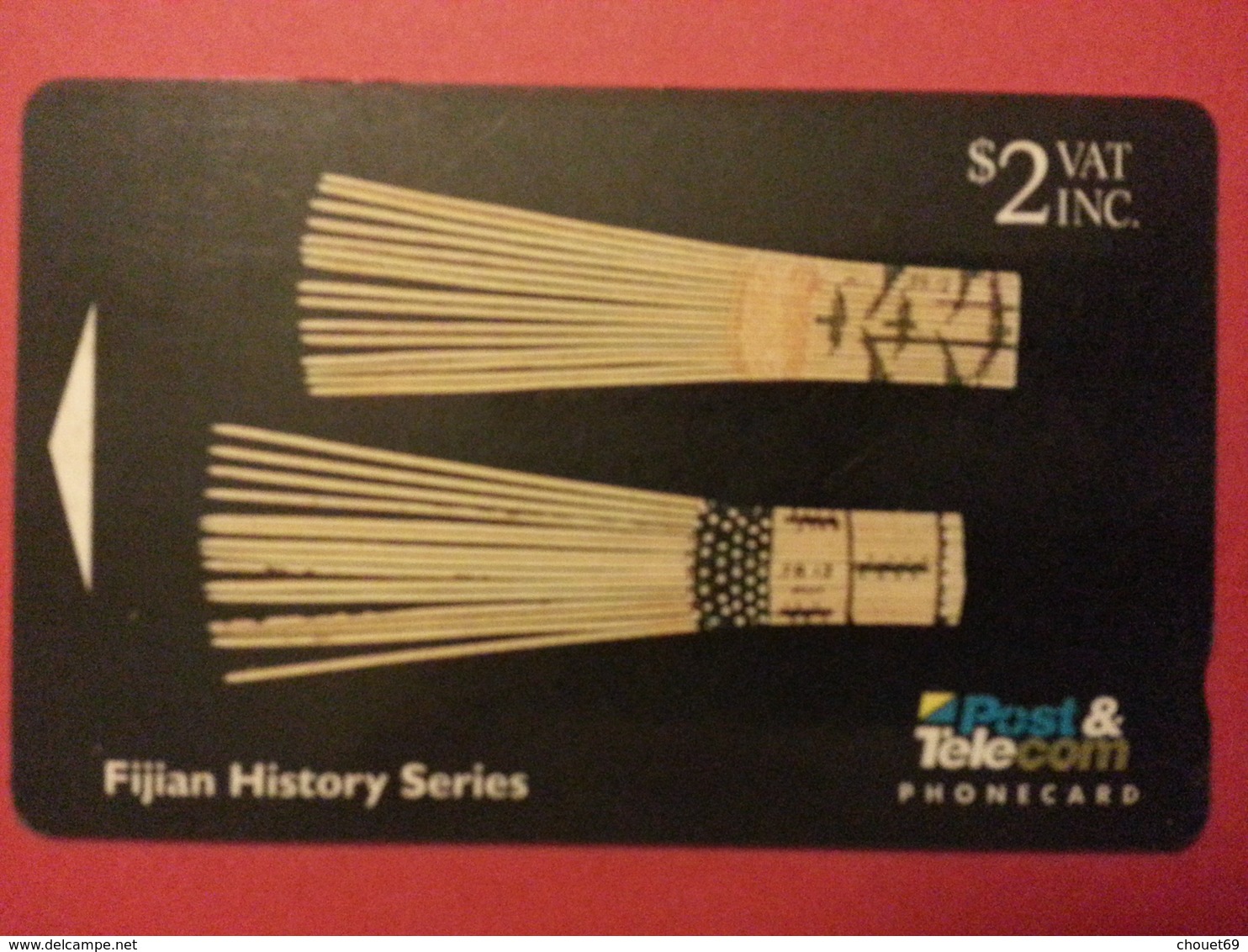 FIJI TELECOM 2$ Historical Artifacts I Serusasa SN 06FJB état Courant (BF1217) - Fidji