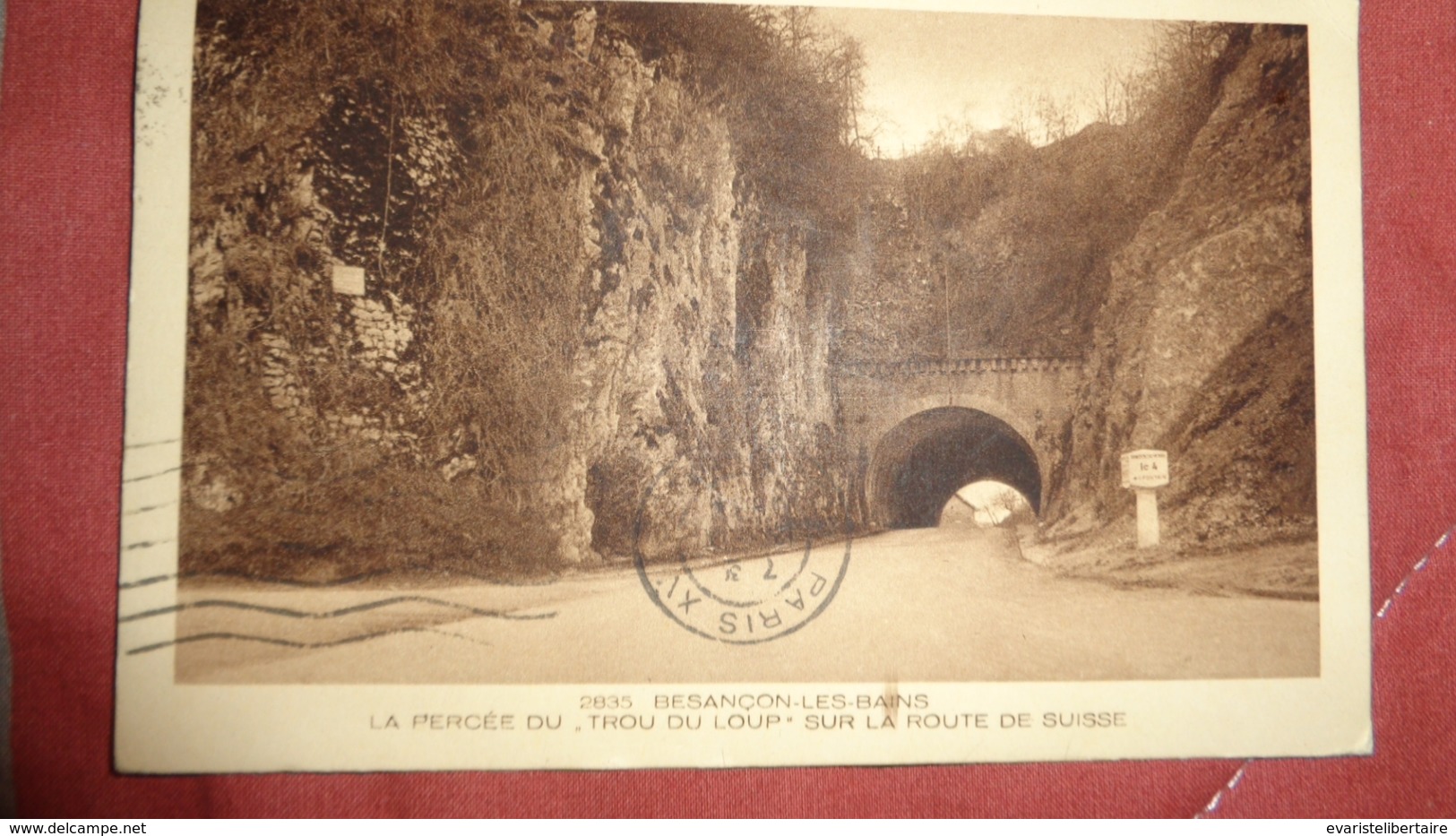 BESANCON  Les BAINS : La Percée Du Trou Du Loup Sur La Route De Suisse ,n°2835 - Besancon