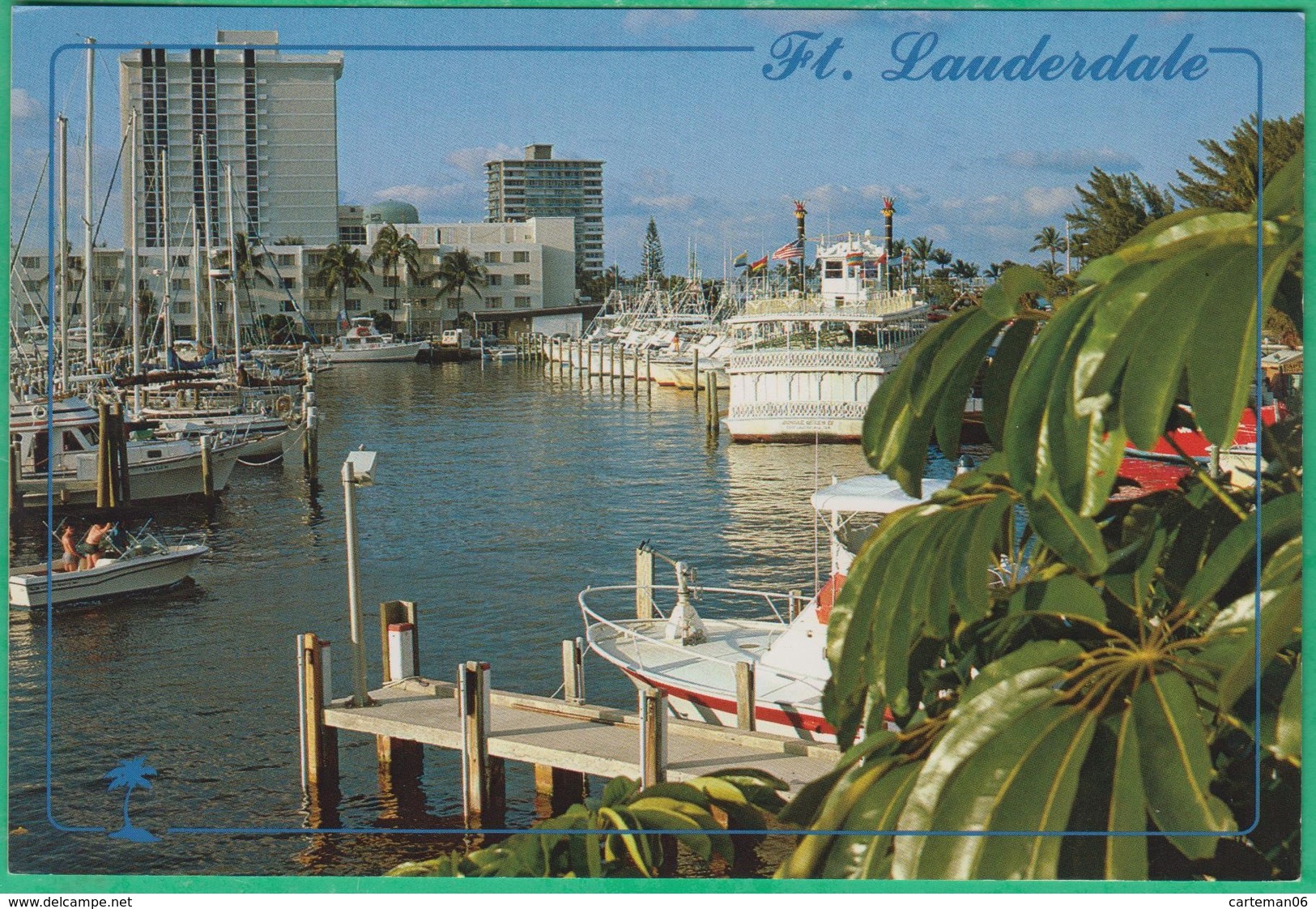 Etats-Unis - Ft. Lauderdale - Picturesque Waterway At The Bahia Mar Yacht Basin And Hotel Lacated - Fort Lauderdale