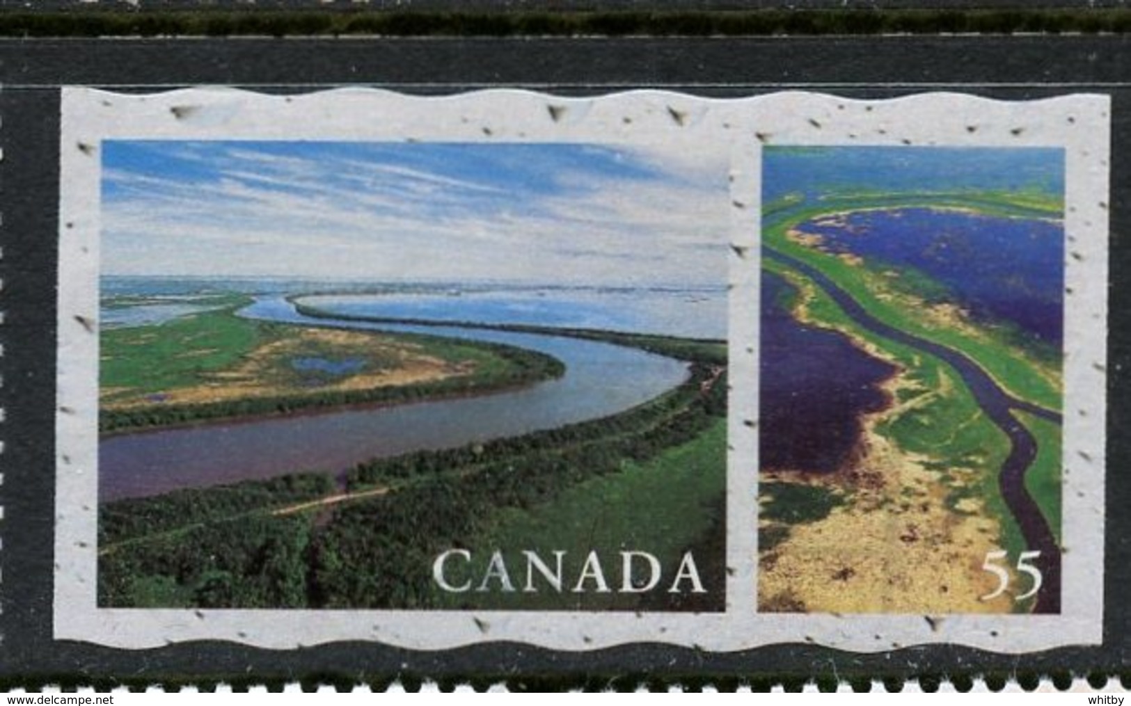 Canada 2000 55 Cent Red River Manitoba Issue #1854d - Used Stamps