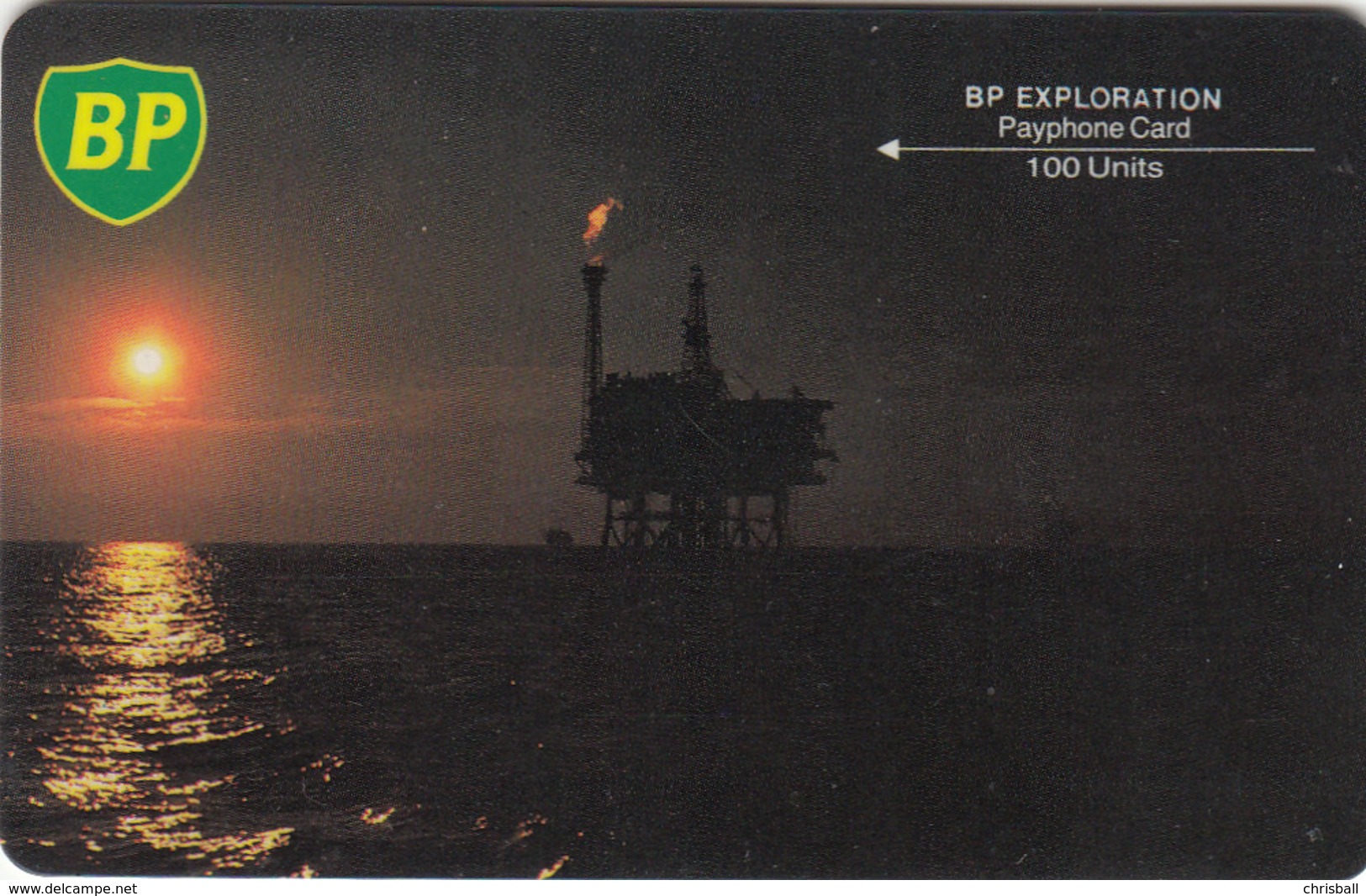 UK Oil Rig Phonecard Superb Used Code 3BPEA - [ 2] Oil Drilling Rig