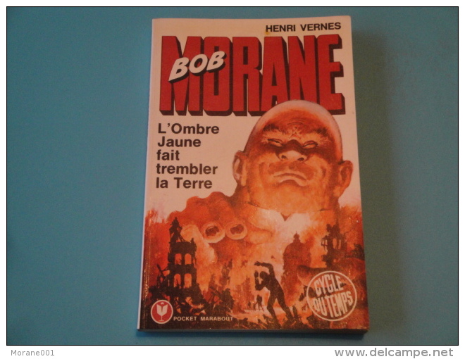 Bob Morane  L'Ombre Jaune Fait Trembler La Terre  E.O. T12 Marabout  Pocket 148  H. Vernes  Tres Bon Etat  (1) - Aventure