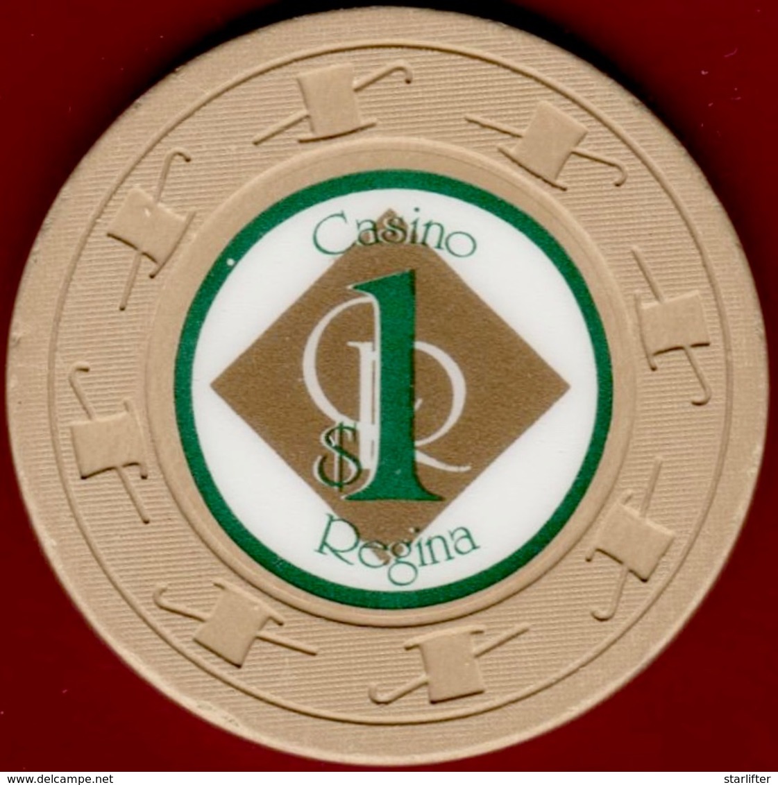 $1 Casino Chip. Casino Regina, Regina, Saskatchewan, Canada. 1999. K96. - Casino