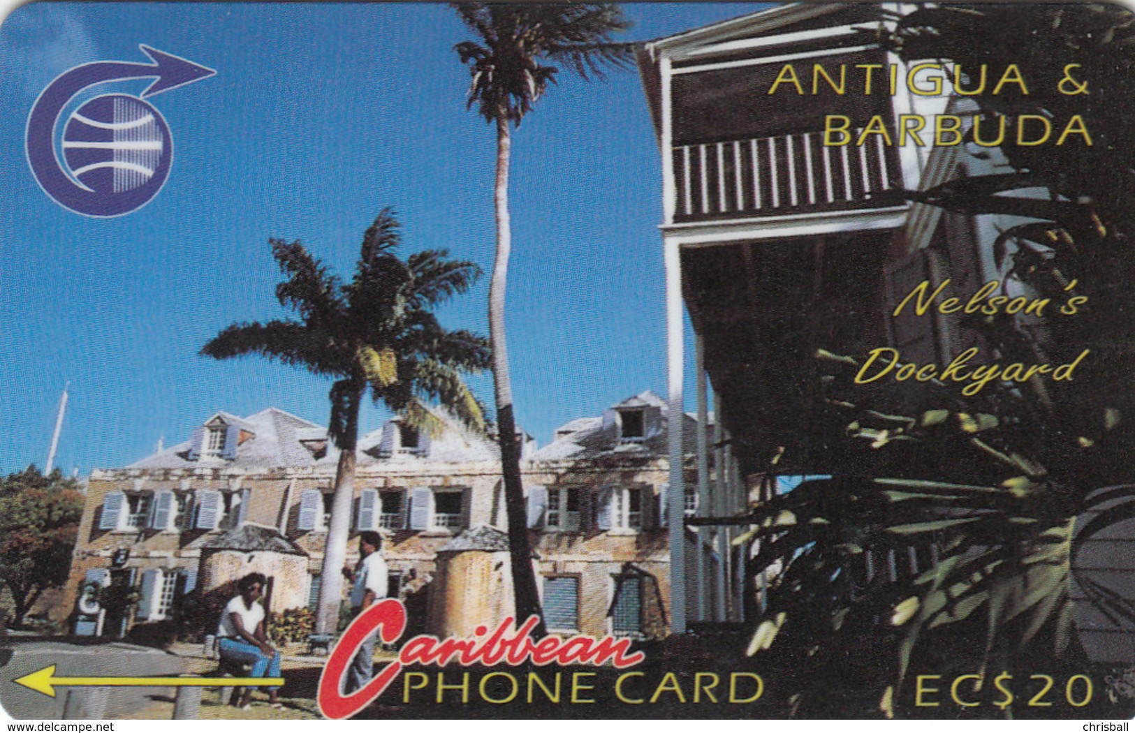 Antigua & Barbuda GPT Phonecard (Fine Used) Code 6CATB - Antigua Et Barbuda