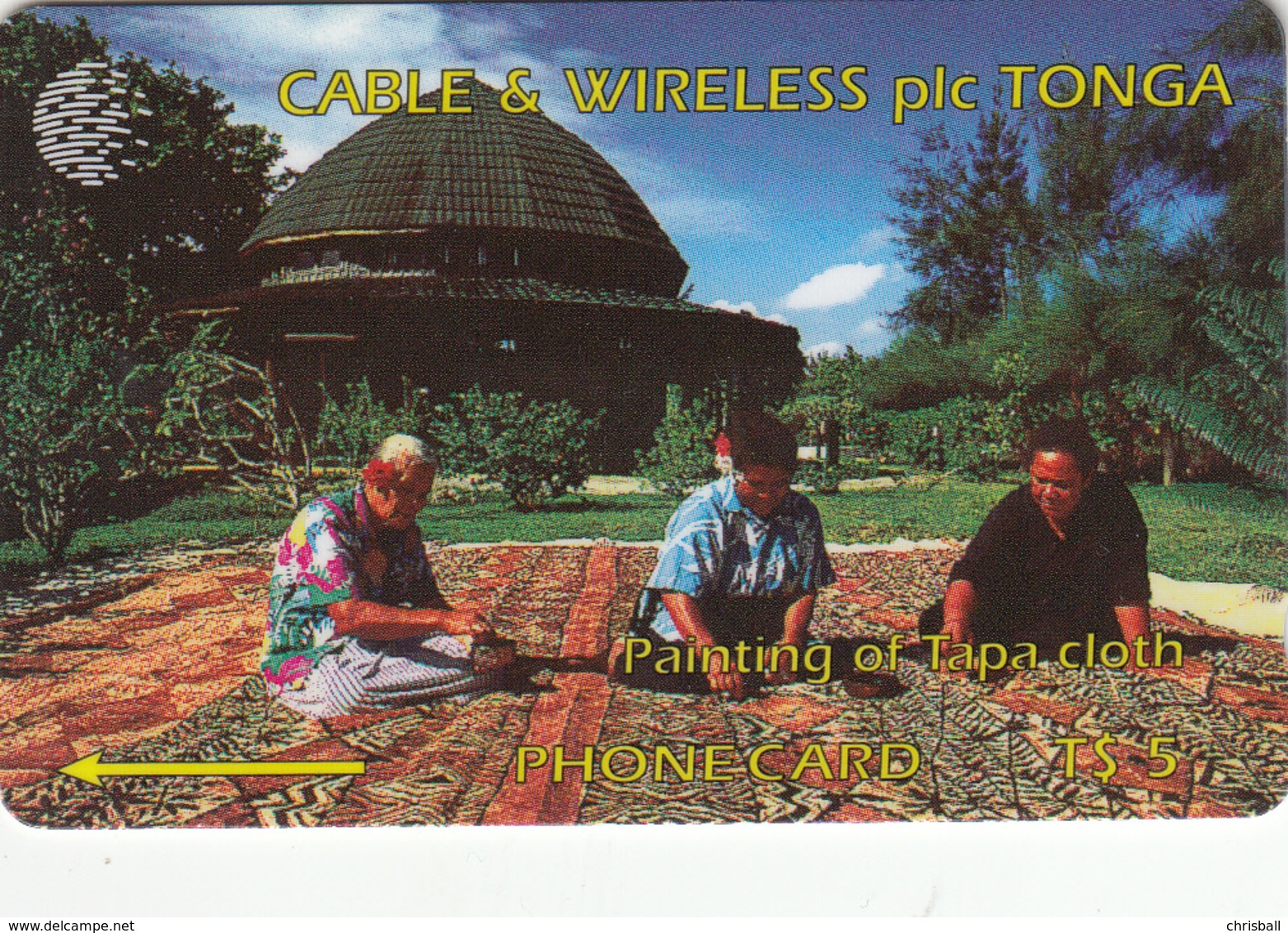 Tonga GPT Phonecard (Fine Used) Code 1CTGA - Tonga