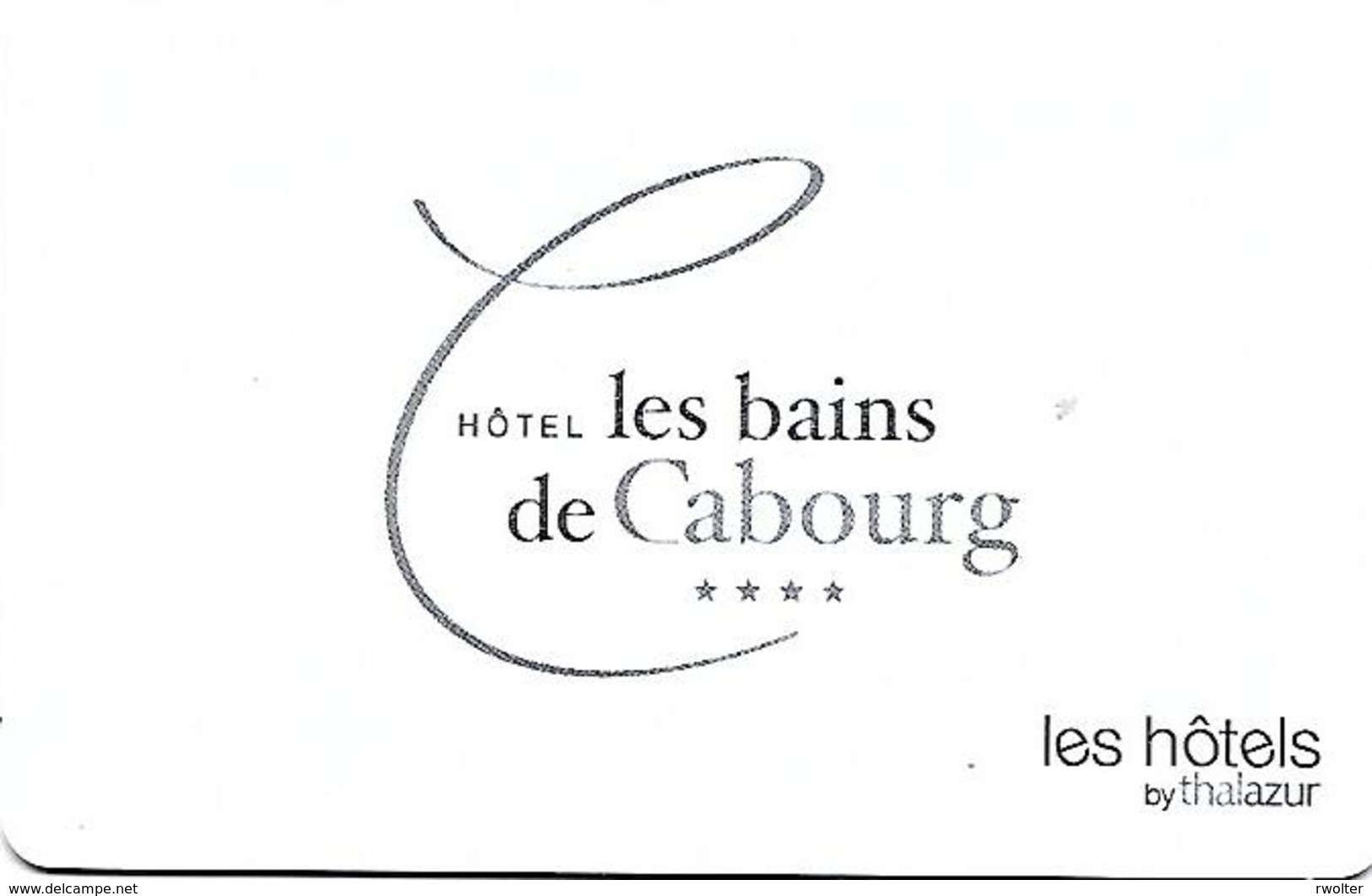 @ + CLEF D'HÔTEL : Thalazur - Bains De Cabourg - Hotel Key Cards