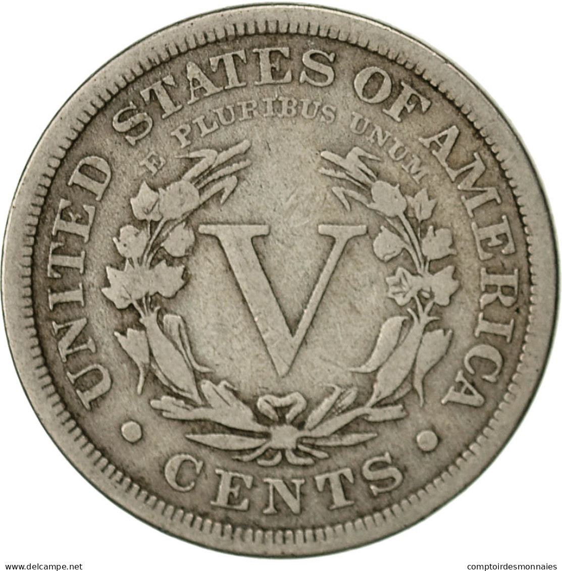 États-Unis, Liberty Nickel, 5 Cents, 1884, U.S. Mint, Philadelphie, TB+ - 1883-1913: Liberty