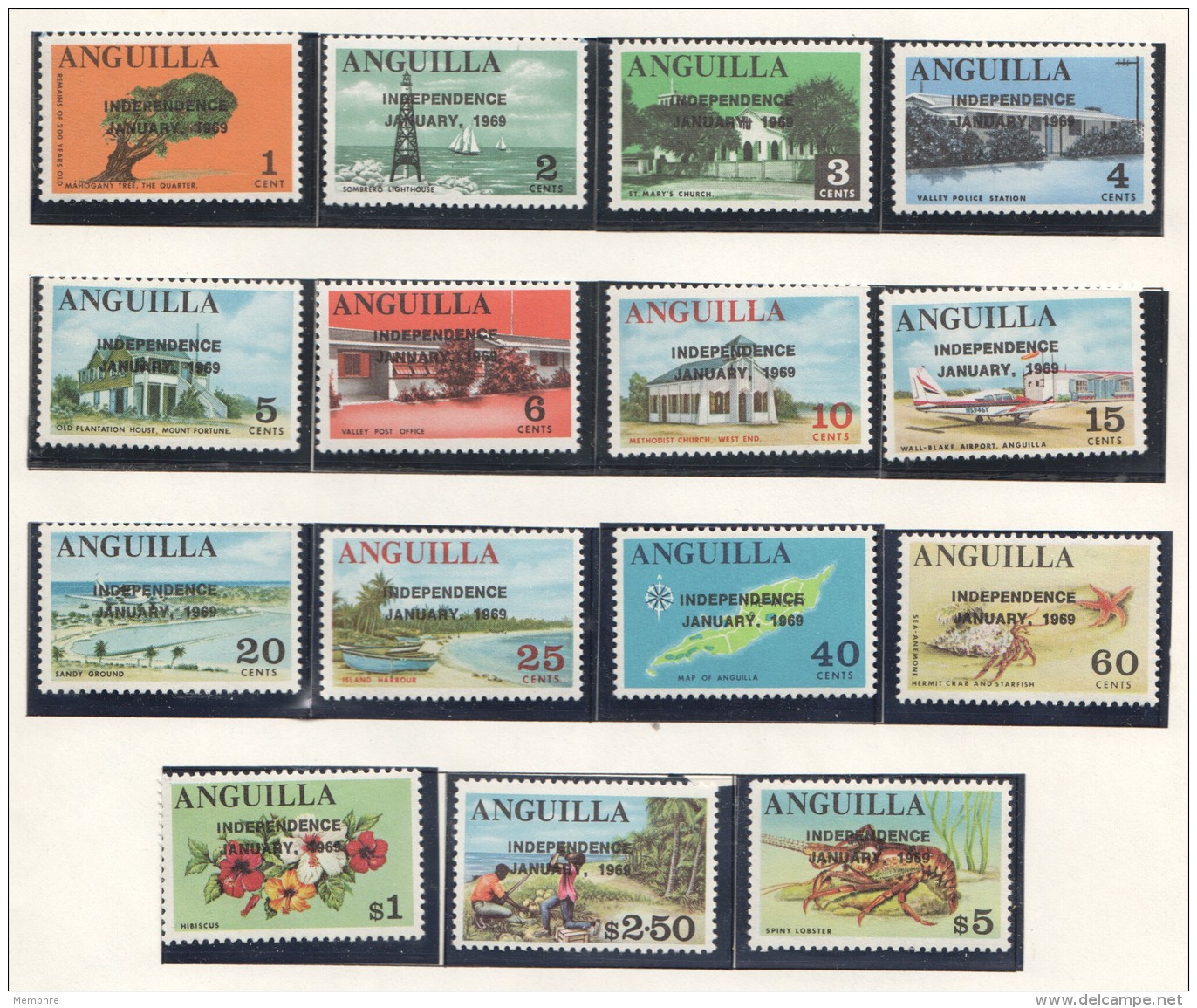 ANGUILLA  1968 -1974  20  Sets And 6 Souvenir Sheets All UM - MNH - Anguilla (1968-...)