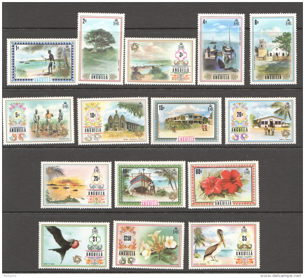 ANGUILLA  1968 -1974  20  Sets And 6 Souvenir Sheets All UM - MNH - Anguilla (1968-...)