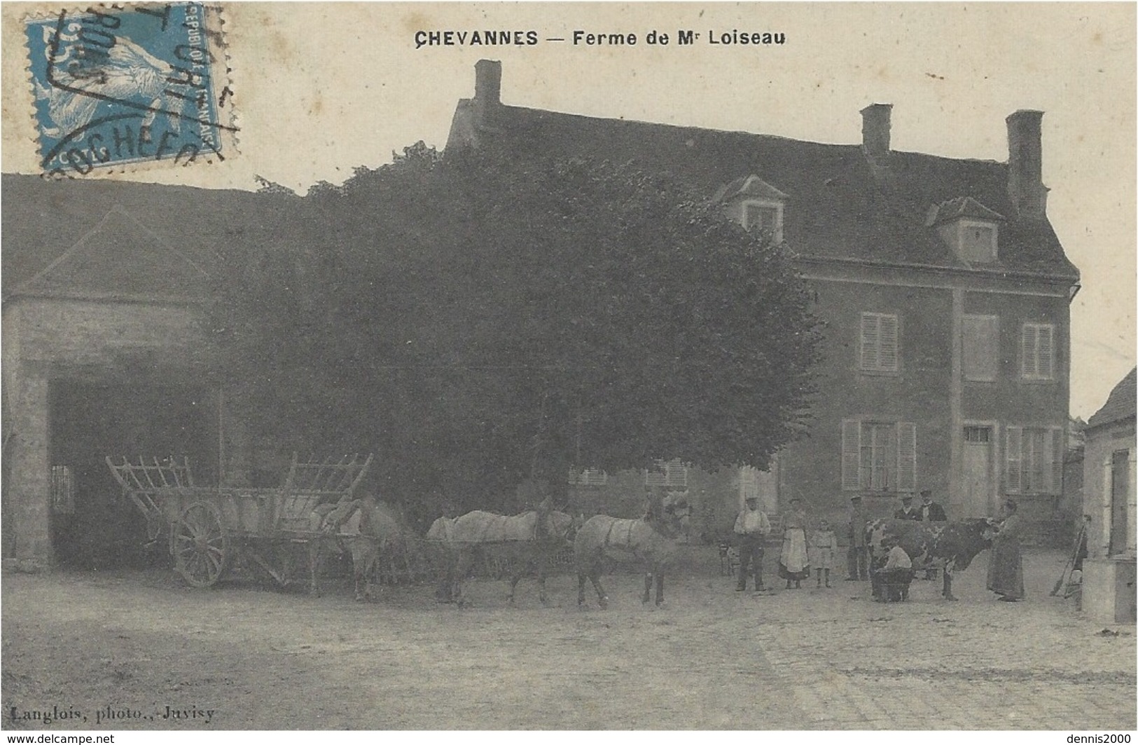 CHEVANNES - Ferme De Mr Loiseau  - Photo , Langlois - Chevannes