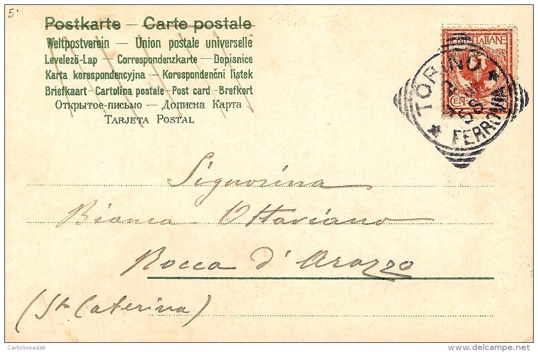 [DC11577] CPA - STUPENDA CARTOLINA ILLUSTRATA - DONNA DI PROFILO - PERFETTA - Viaggiata - Old Postcard - Non Classificati