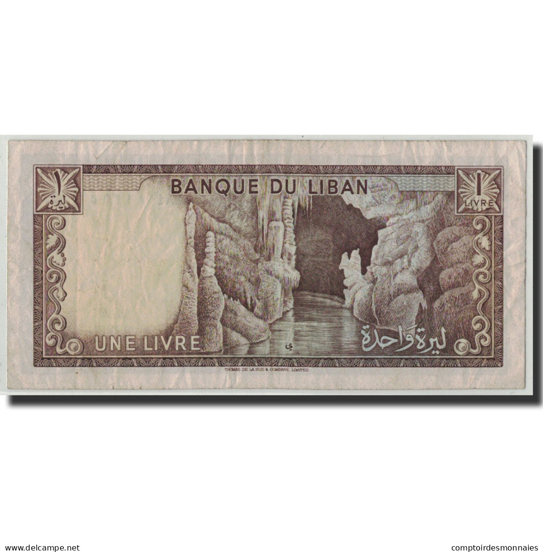 Billet, Lebanon, 1 Livre, 1973, KM:61b, TB - Liban